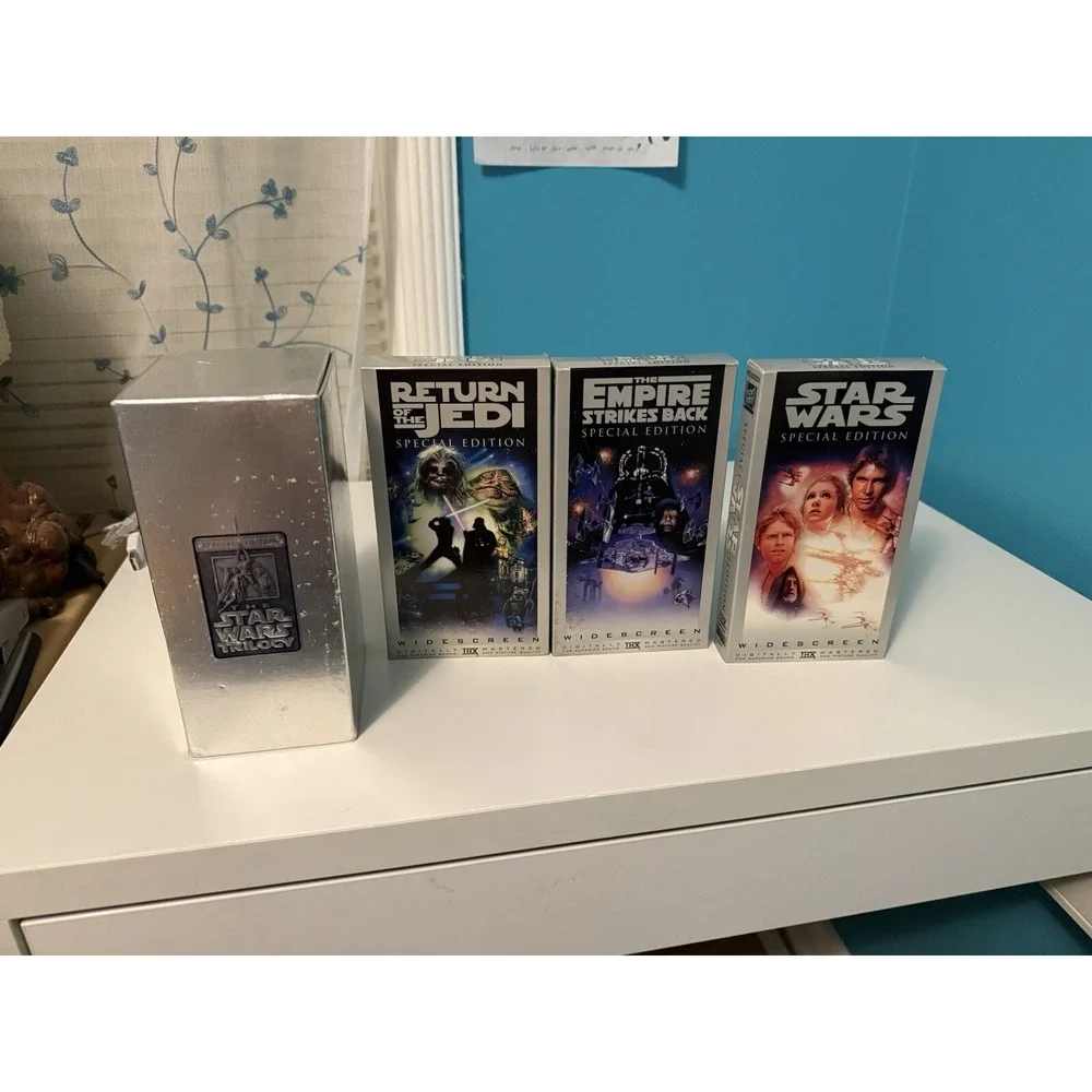 Star Wars Box Set (VHS, 1997, Special Edition) Jedi Tapes Widescreen , Good Cond